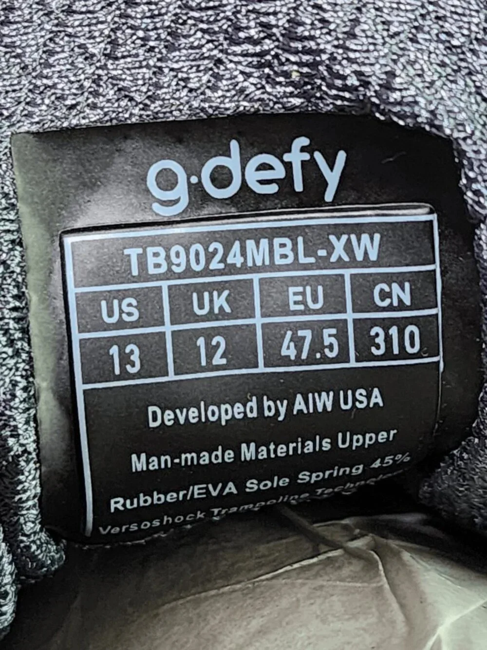 Gravity Defyer Men's G-Defy Mighty Walk Comfort Athletic Shoes Size 13XW